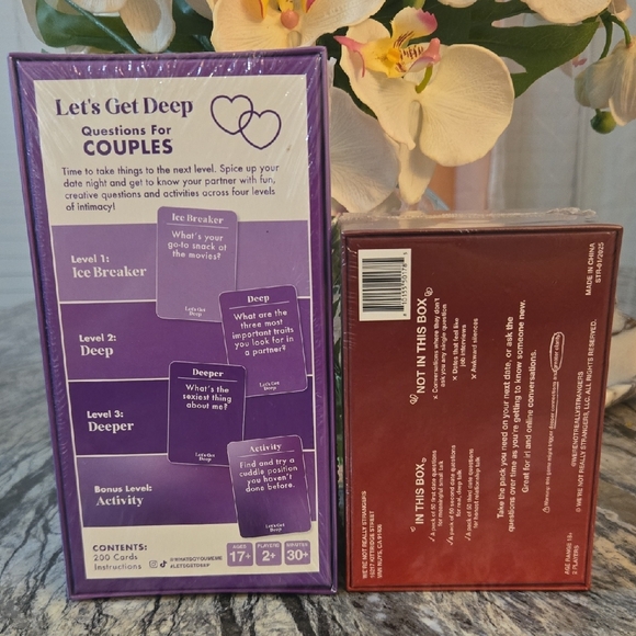 Let's Get Deep and Dating Survival Kit Card Games - Picture 2 of 2